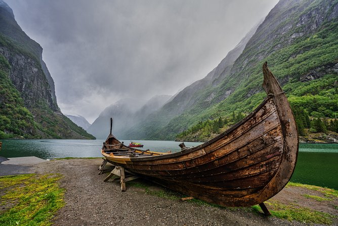 2-Day Round Trip from Bergen: THE GRAND SOGNEFJORD – fjords, waterfalls, glacier - Gudvangen: Vikings, lunches, and the start of fjord drama