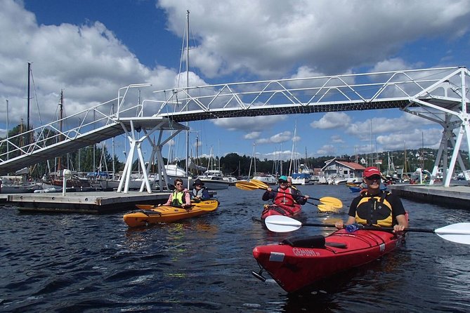 2- hour kayak trip on the Oslo Fjord - What You Learn on the Water Near Fornebu and the House-Boat Marina