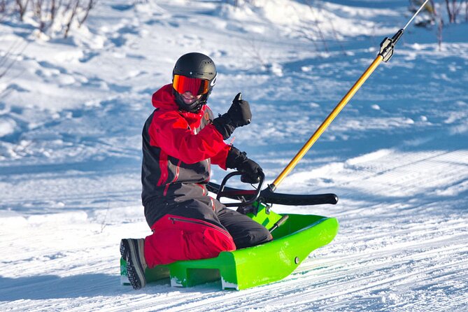 2-Hour Racing Toboggan at Dagali Fjellpark near Geilo in Norway - The custom sled setup, steering, and why the brakes matter