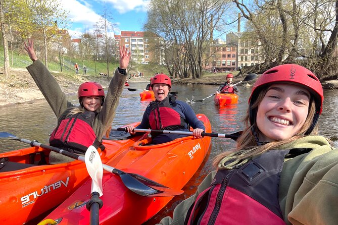 Akerselva River Kayak/Packraft Tour: Urban Adventure in Oslo - Gear and instruction: how beginners keep control