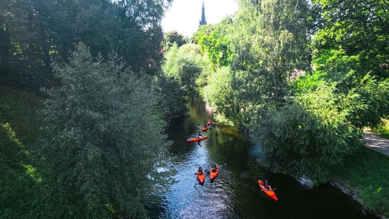 Akerselva River: Urban Paddling Adventure Kayak Tour - Key highlights you will feel on the water