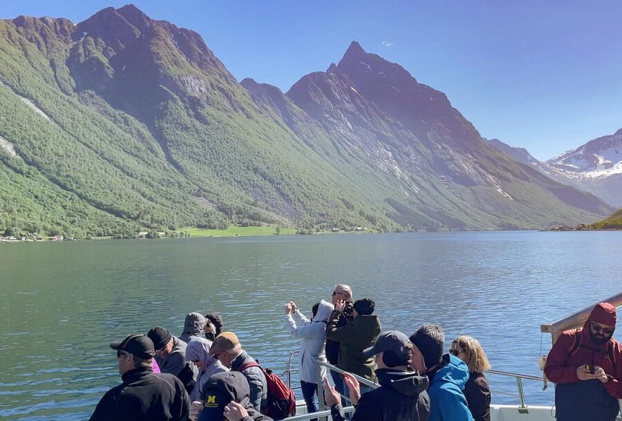All About the Fjords, in one tour by boat & bus from Ålesund - Øye Village Stop: Fjord Life Instead of a Drive-By