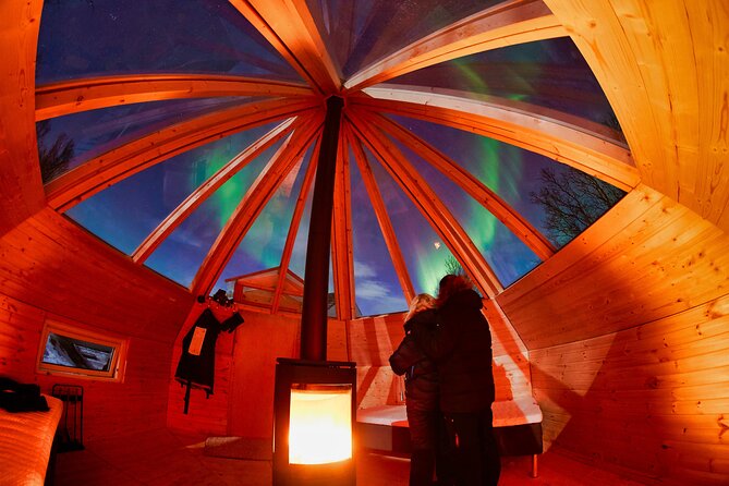Aurora Crystal Lavvo Overnight with Activities from Tromsø - Nord-Lenangen arrival: the expedition meal and your first cold-weather option
