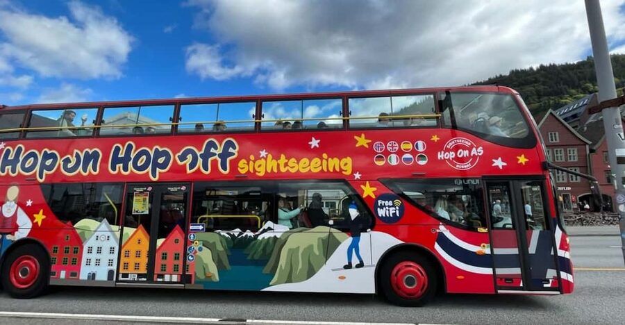 Bergen: 24-Hour Hop-On Hop-Off Bus Ticket - Bergen Is Easy When You Can Choose Your Own Stops