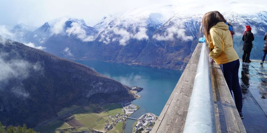 Bergen: Nærøyfjorden, Flåm, and Stegastein Guided Bus Tour - Flåm break time: lunch odds and a reset for your legs