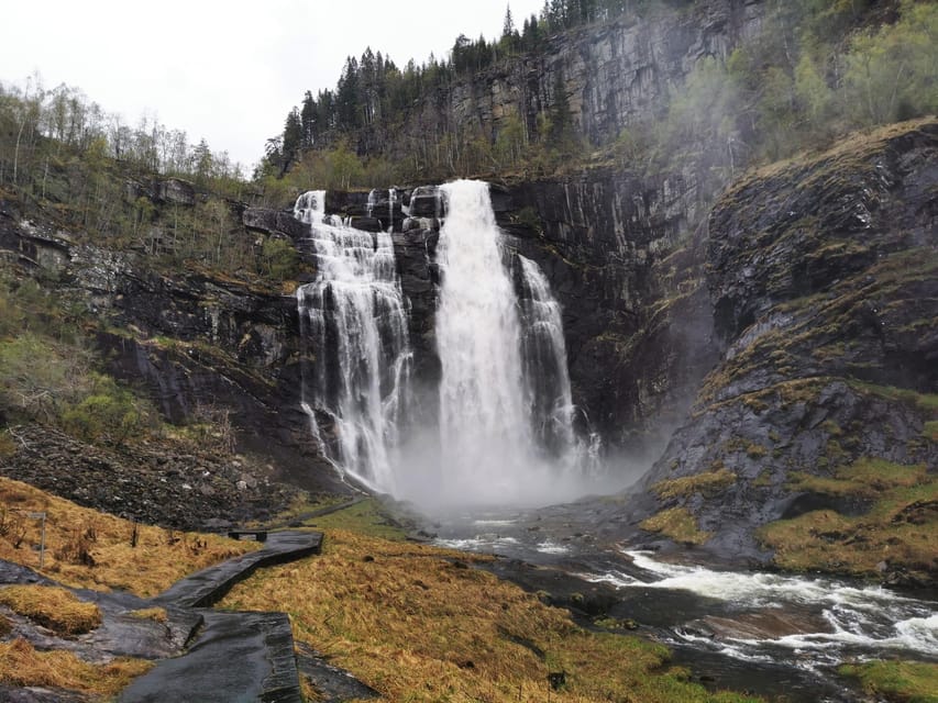 Bergen: Private Waterfalls and Wonders of Fjord Norway - Osterfjord to Voss: the warm-up drive that sets the mood