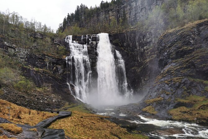 Bergen : Private Waterfalls and Wonders Tour in Norway - The Hardanger Fjord drive, tunnels, roundabouts, and Norway’s longest suspension bridge