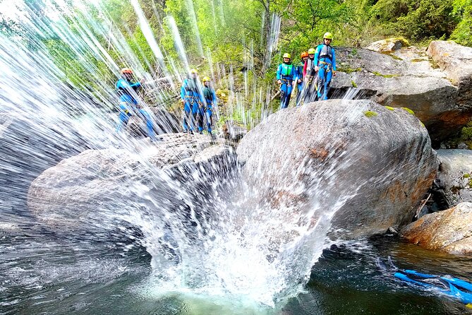 Canyoning Adventure in Hidden Mountain Rapids near Geilo - The gear matters: wetsuit, neoprene shoes, harness, helmet