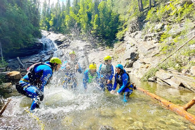Canyoning Adventure in Hidden Mountain Rapids near Geilo - Entering the canyon: Giant’s kettles and the mental jump