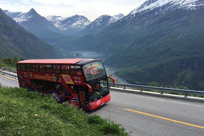 City Sightseeing Geiranger Hop-On Hop-Off Bus Tour - Timing rules on cruise days, check-in, and the assigned departure slot