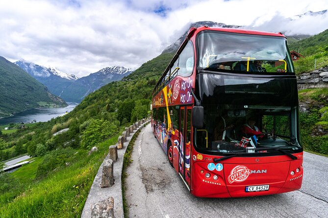 City Sightseeing Geiranger Hop-On Hop-Off Bus Tour - Stop 1 at Ørnevegen 7, the Cruise Ship Terminal start point