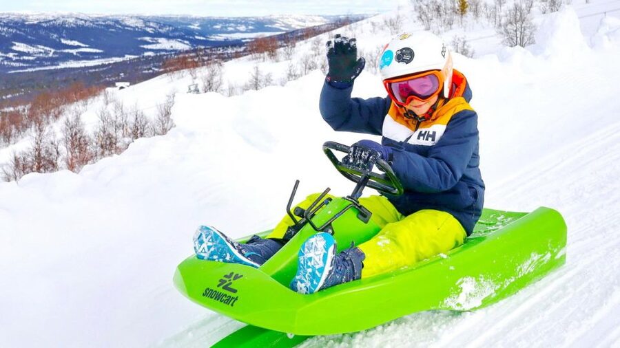 Dagali: 2-Hour Racing Toboggan Adventure - Norway’s longest groomed racing sled run, in plain terms