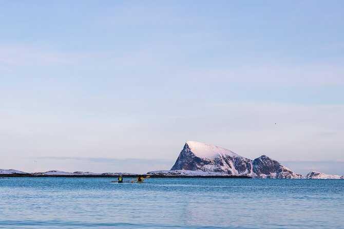 Discovery tour of the island of Senja and Kvaløya from Tromsø - Stop 1 on Senja: fjords, steep mountains, and North Sea water