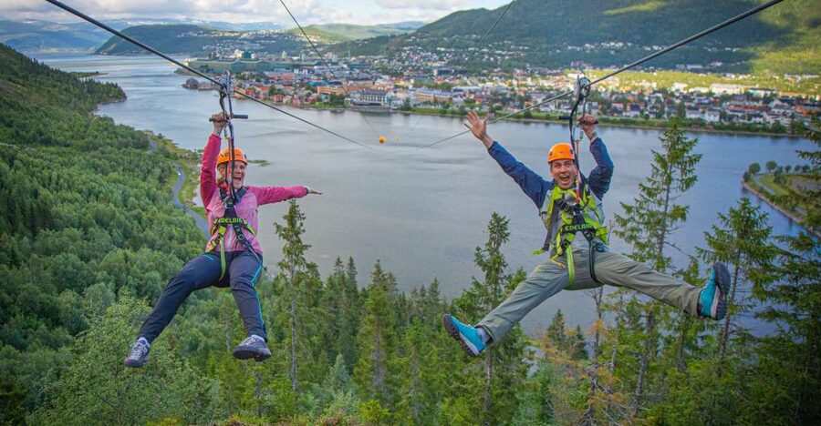 Feel the adrenaline in Mosjøen Zipline - Price and value: why 103 USD can make sense here