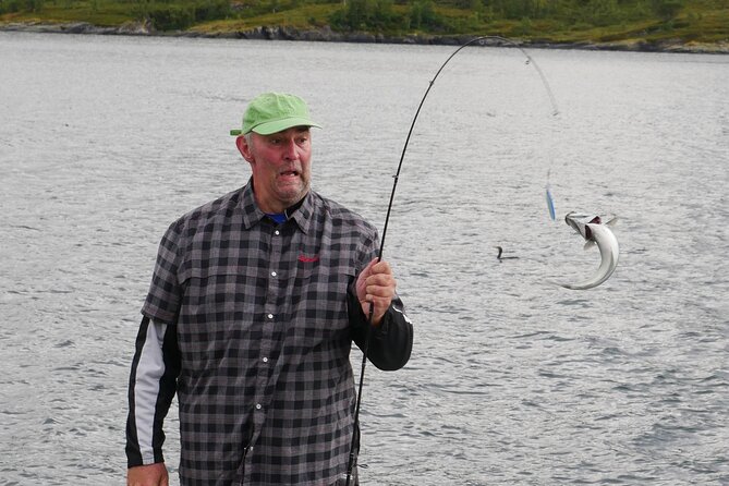 Fishing from shore - Traditional Norwegian Cooking: Fire, Grillcabin, or Home