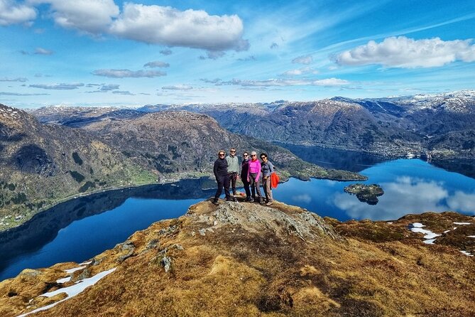 Fjord Hiking - Public tour - How your guide picks Mt. Hananipa, Mt. Bruviknipa, or Mt. Arnanipa