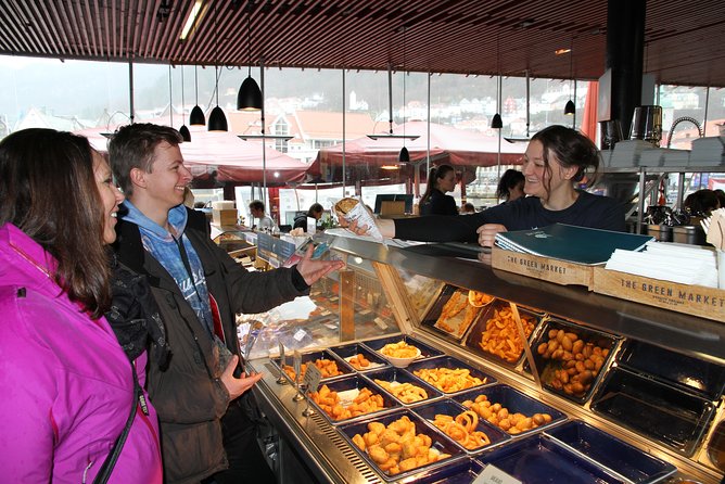 Food and Culture walk - Starting at Bergen Fishmarket: eat first, then understand why