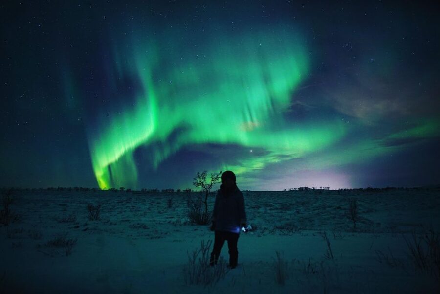 From Alta: Nighttime Northern Lights Spotting Tour - Meeting at Æventyr Adventure Store inside Canyon Hotell