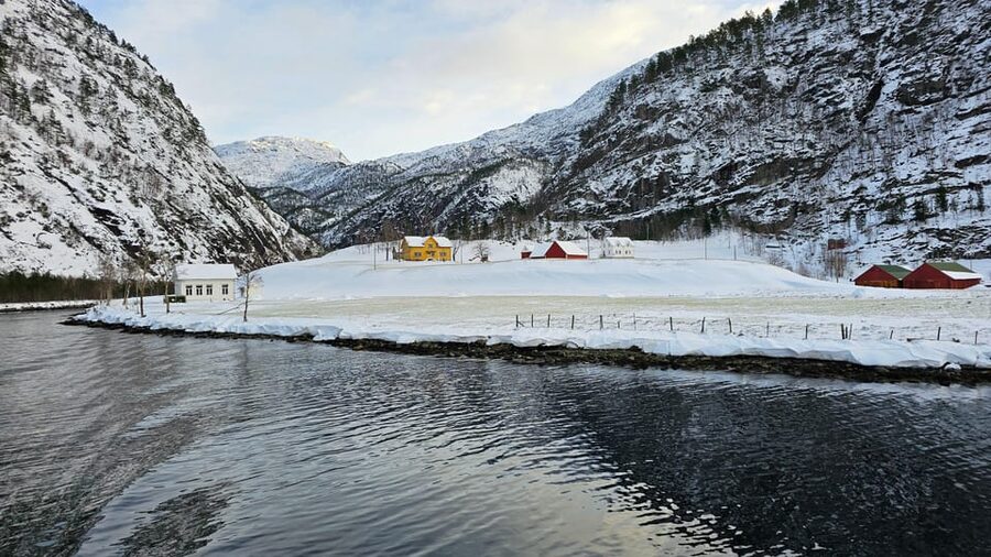 From Bergen: The Original Fjord Cruise to Mostraumen - The Mostraumen Strait: When the Water Feels Powerfully Narrow