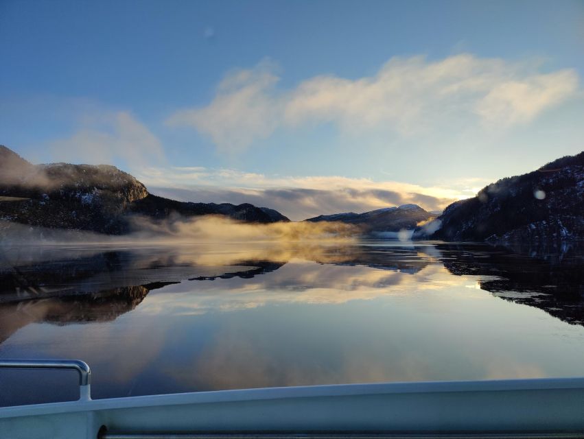 From Bergen: The Original Fjord Cruise to Mostraumen - Onboard Audio and the Little Extras That Make It Enjoyable