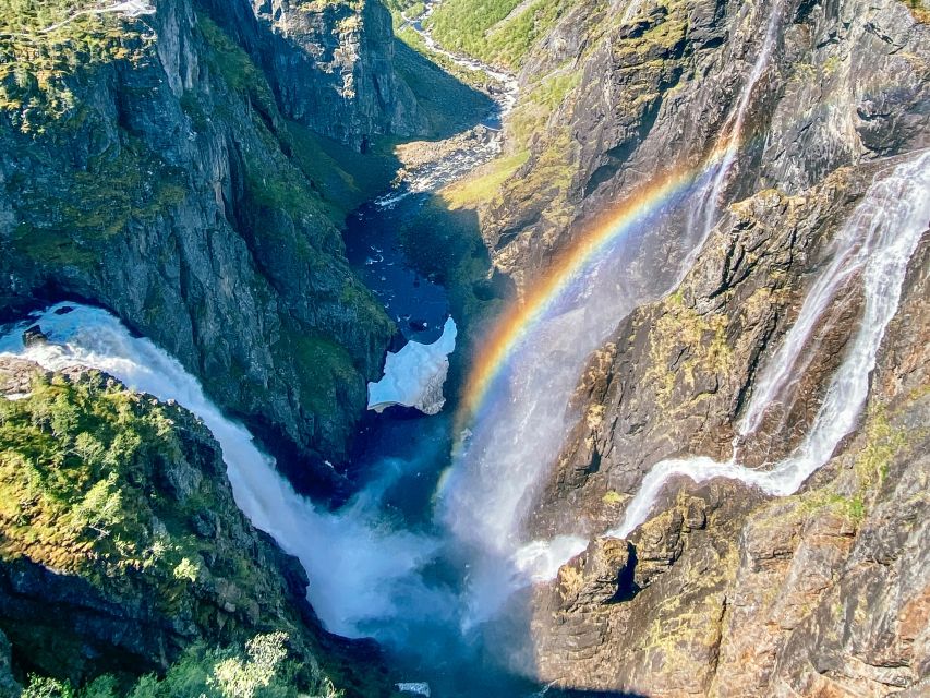From Eidfjord: Vøringfossen Waterfall Nature Tour with Guide - Måbø Valley and the river route, stone bridges included