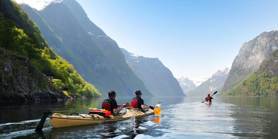 From Flåm: Nærøyfjord 3 Day Kayaking and Camping Tour - From Flåm out into the World Heritage Fjord