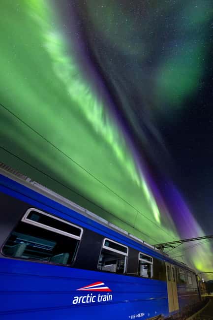 From Narvik: The Northern Lights Arctic Train Guided Tour - Aurora Borealis odds on the Ofoten Railway, not the city streets