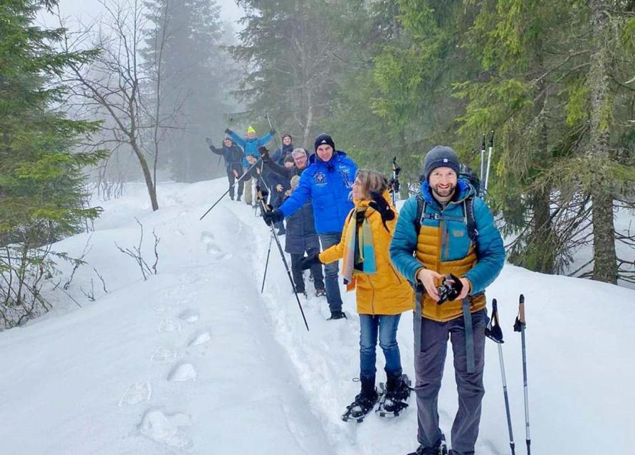 From Oslo: Oslomarka Forest Guided Snowshoeing Tour - Frognerseteren snowshoe setup: easy instructions, real walking