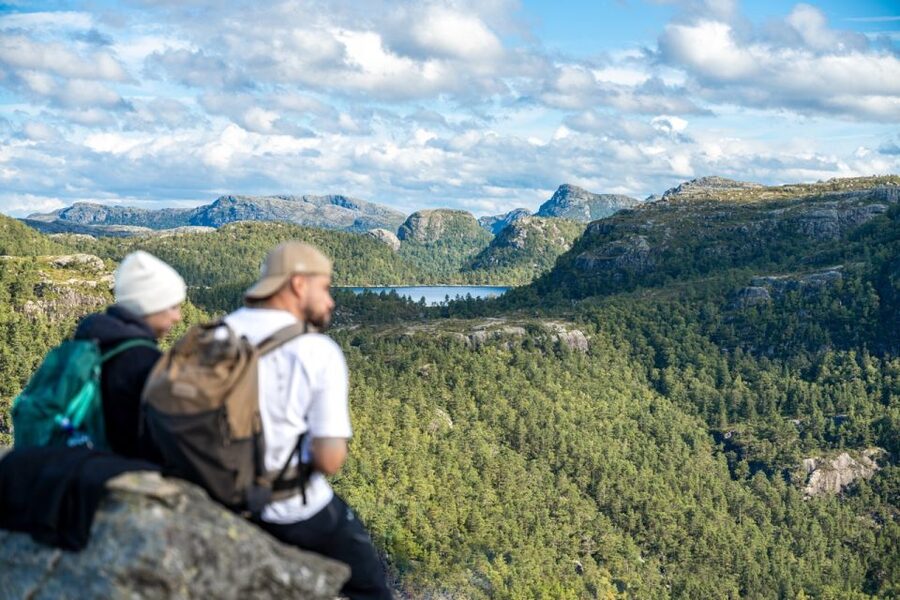 From Stavanger: Pulpit Rock Guided Hike with Pickup - Pickup, van details, and what the day feels like