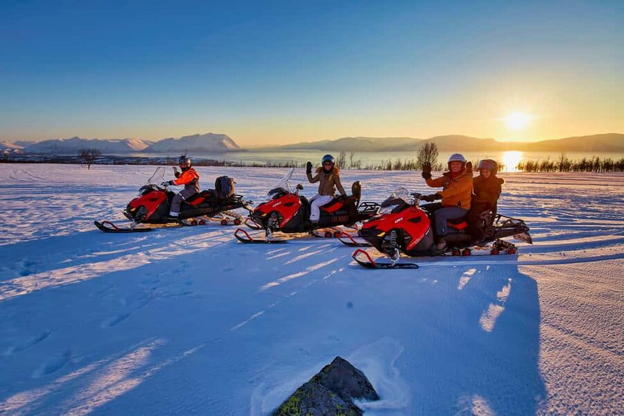 From Tromsø: Lyngen Alps Guided Snowmobile Tour - Lunch at basecamp: fish soup, coffee/tea, and dietary planning