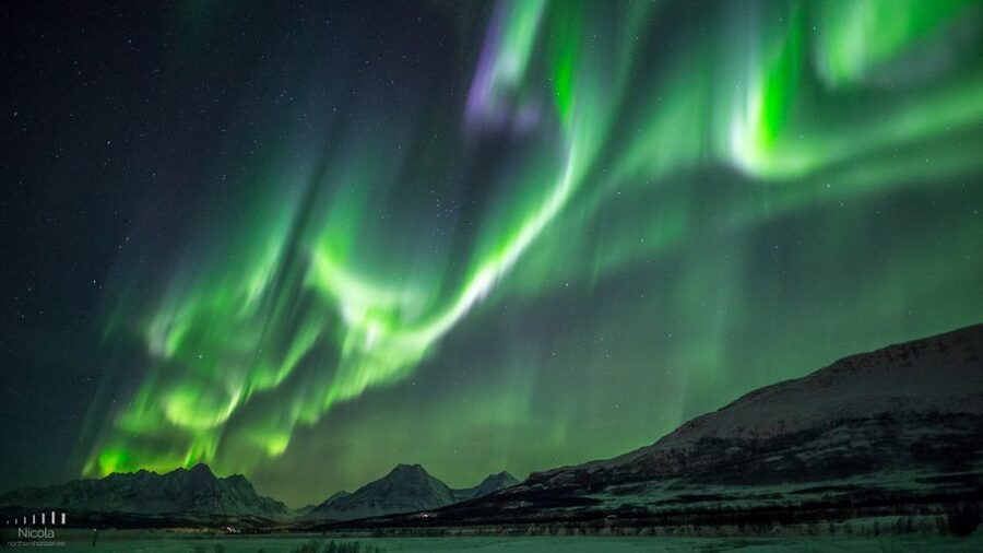From Tromsø: Northern Lights Tour - Stop in Troms County: the long viewing block, plus dinner by the fire
