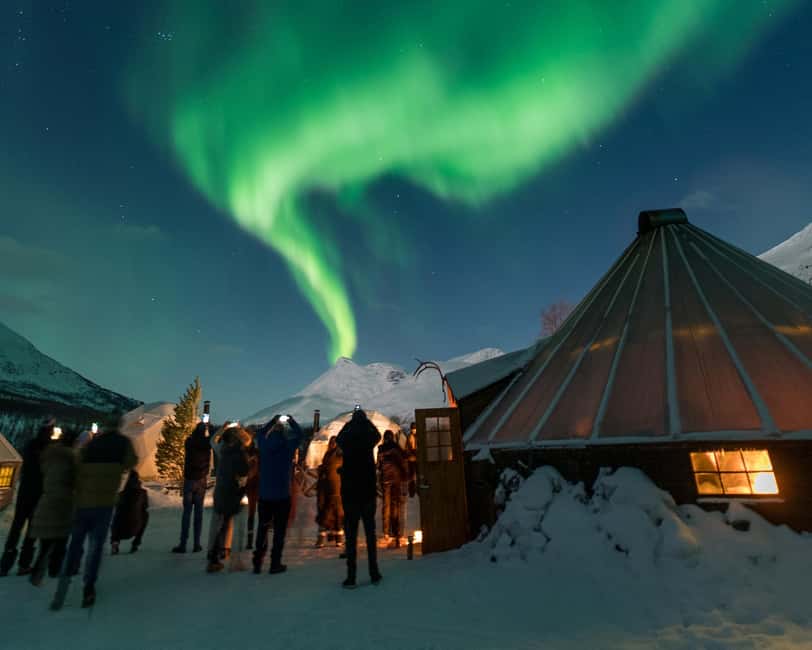 From Tromsø: Northern Lights Visit at Camp Tamok - A 7-hour Arctic night from Tromsø, built for the real sky