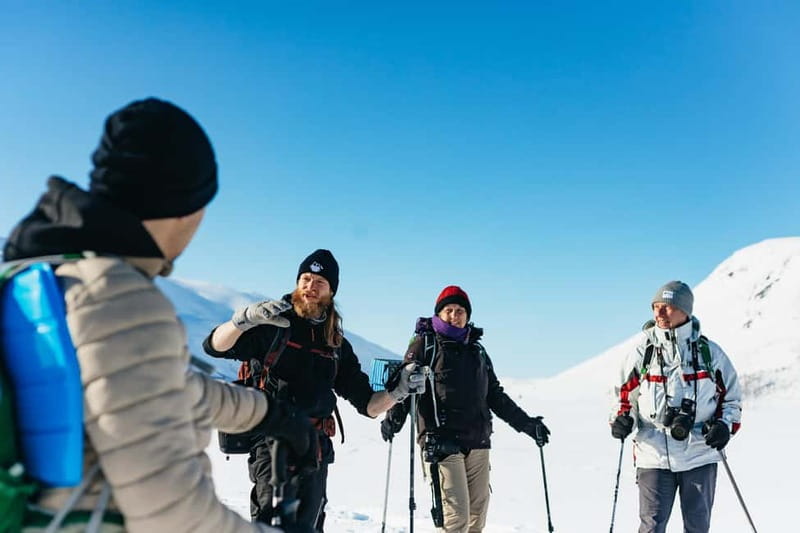 From Tromsø: Snowshoeing Hike with Picnic Lunch and Photos - Meeting at Scandic Ishavshotel, then out toward Kvaløya