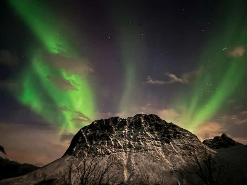 Full Night Magic of the Arctic Lights in Tromso - The bonfire and warm break you’ll remember
