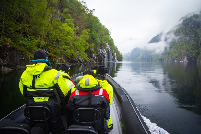 Fyksesund majestic RIB Adventure from Øystese - Botnen, the boat-only village that feels stuck in time