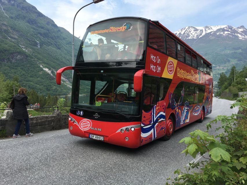 Geiranger: City Sightseeing Hop-On Hop-Off Bus Tour - Boarding at the Cruise Terminal (Ørnevegen 5) without stress