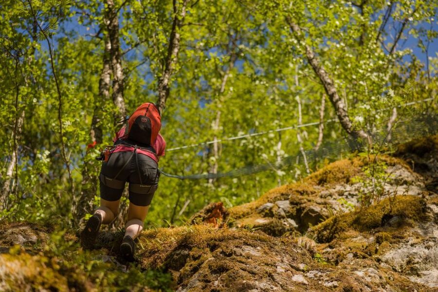 Geiranger: Rappelling tour with epic view - Where It Starts by Dynamite Waterfall