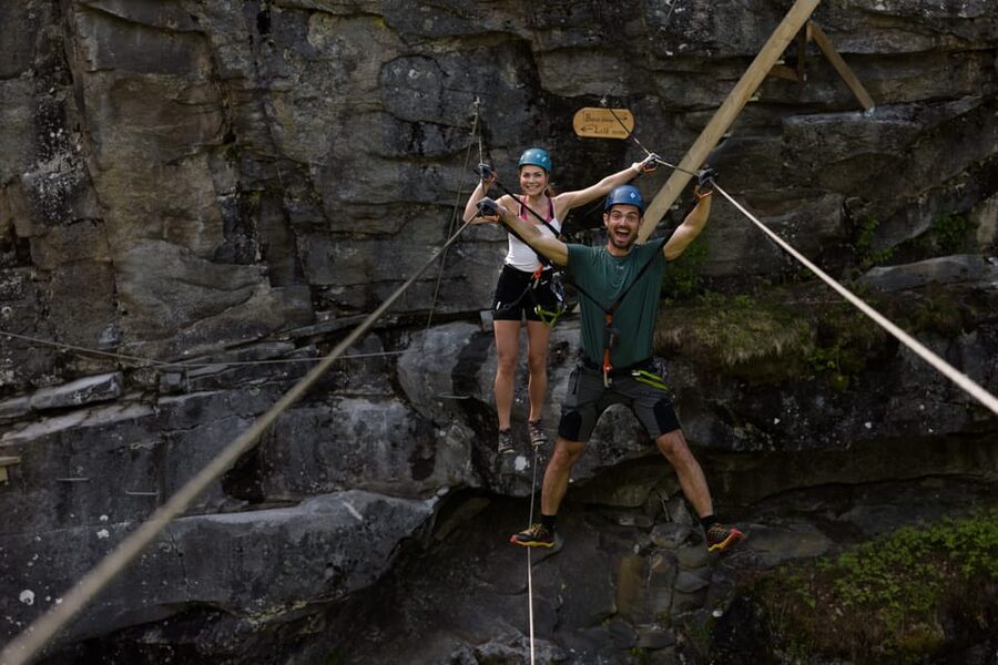 Geiranger: Zipline Park Experience - The ziplines: 4 rides, double cable thrills, and a safety style that makes sense