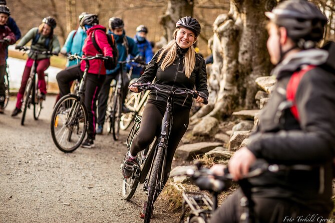 Guided EL-Bike tour in the city of Haugesund and Coastal path - Viking landmarks that stop your bike and slow your thoughts