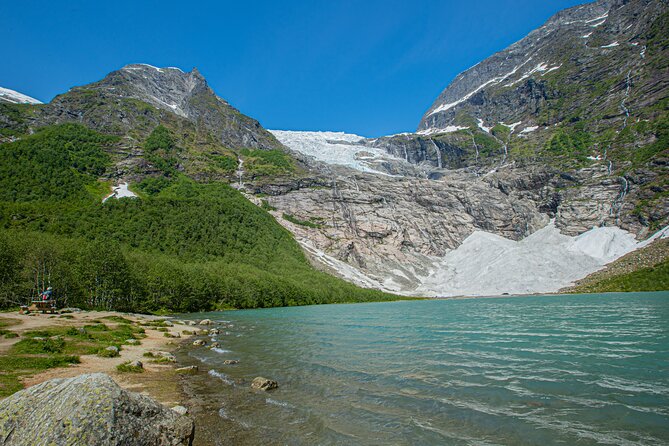 Guided Fjord & Glacier Tour - From BERGEN - Fjærland village time: walking comfort, short lines, and glacier-town vibes