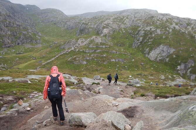 Guided hike to Kjerag and Kjeragbolten - Reaching Kjeragbolten: The Famous Boulder Moment, With Guardrails