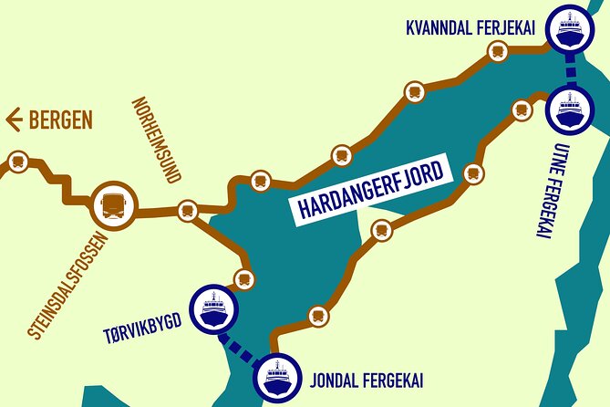 Guided tour to Hardanger Fjord, Waterfalls and Ferry Crossing - Hardangerfjord by Bus, the Real-World Reason This Works