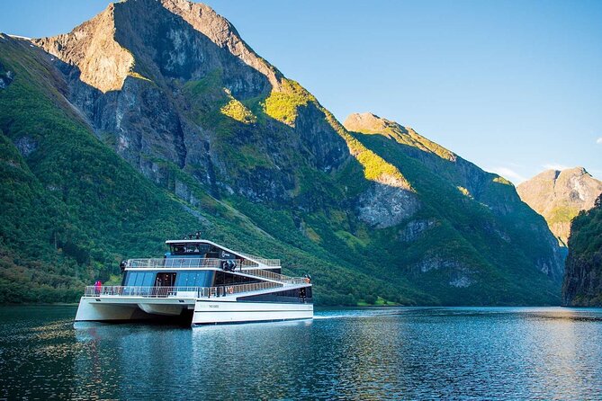 Guided Tour To Nærøyfjorden, Flåm And Stegastein - Viewpoint Cruise - Tvindefossen: seeing a huge waterfall with limited time