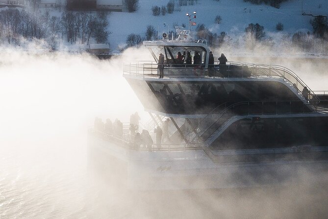 Half Day Arctic Fjord Cruise from Tromso - Kvaløya stop at an old fishing facility: the industry that built the region