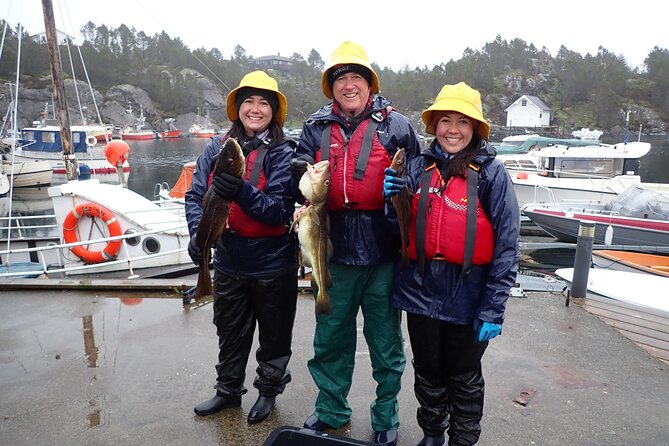 Half Day Fishing and Outdoor Cooking in Bergen - On the water: fishing near Bergen with a small open boat