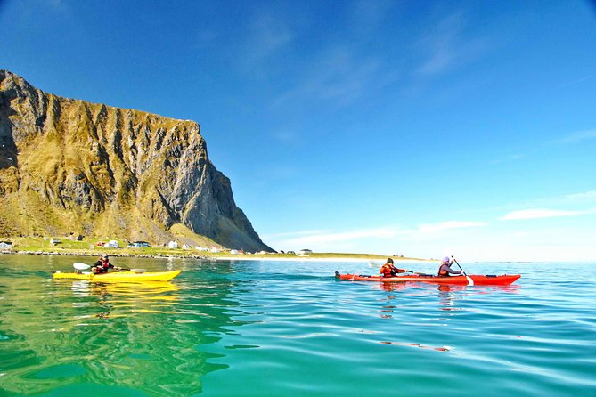 Half Day Kayak - Northern Explores AS - Paddling NE around tiny islands in Lofoten
