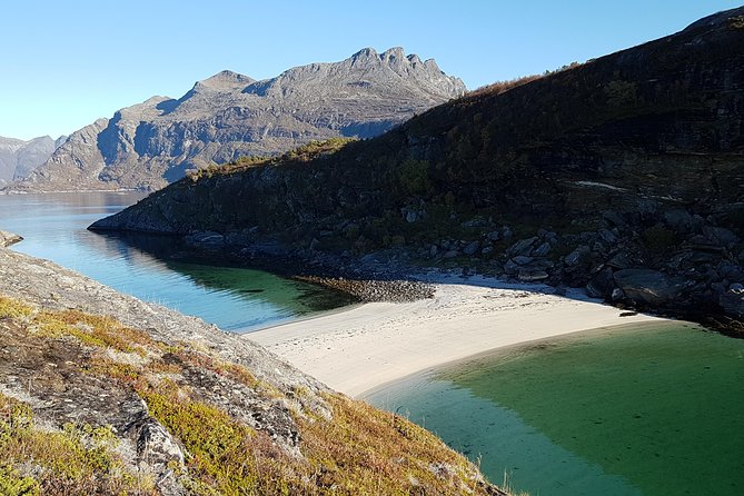 Hike to Hovdsundet Beach - Bodo, Northern Norway - The hike route: white sand, pines, cliffs, and pebble beaches