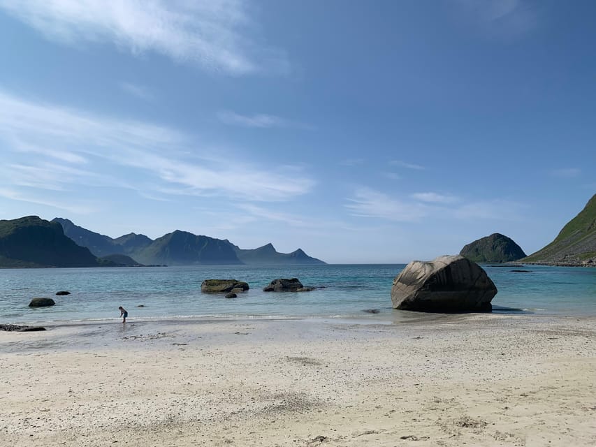 Leknes: 4 Hours Private Exclusive Car Sightseeing in Lofoten - Reine Village Stop: Classic Lofoten Peaks and Harbor Views