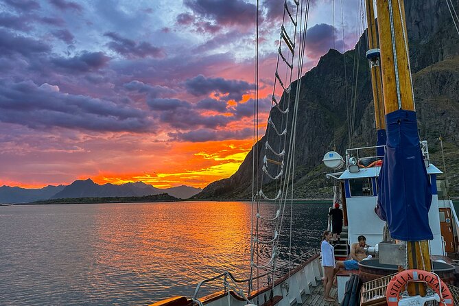 Lofoten Islands Private Midnight Sun Yacht Cruise from Svolvær - Route details: Skrova and Litlmolla sailing time