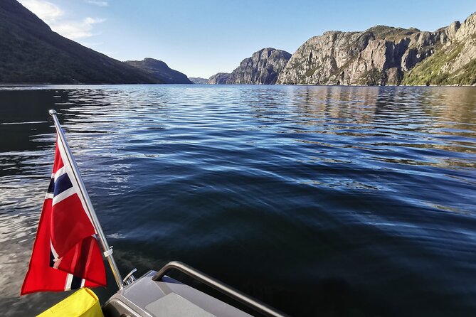Lysefjord Fjord Safari Boat Tour from Forsand (Near Stavanger) - Stop 4 at Ytra Dørvika: The Return View That Feels Like Closure